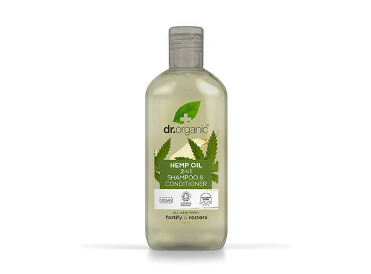 Dr Organic Hemp Oil 2 In 1 Shampoo & Conditioner 265 ml