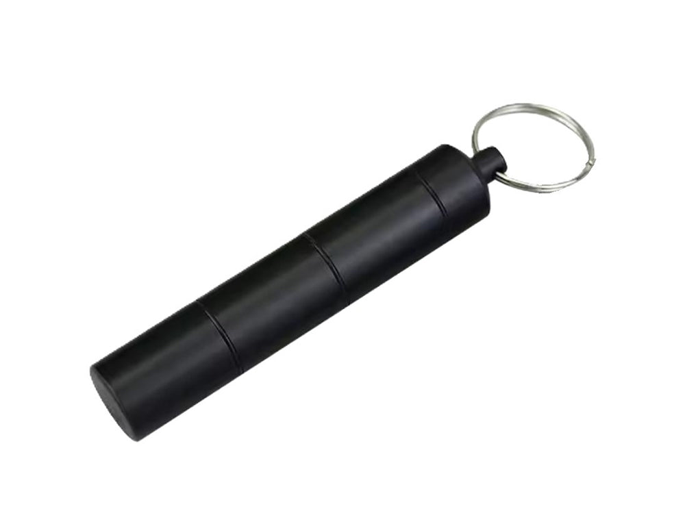 Pill Box 3 Grid Black 1 piece