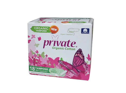 Private Organic Tampons Super