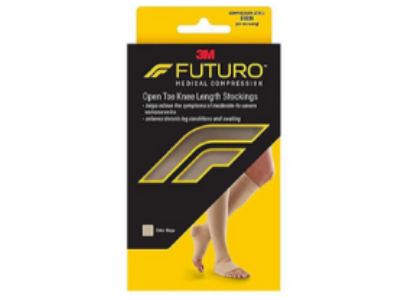 Futuro Knee Length Open Toe Men Women Medium