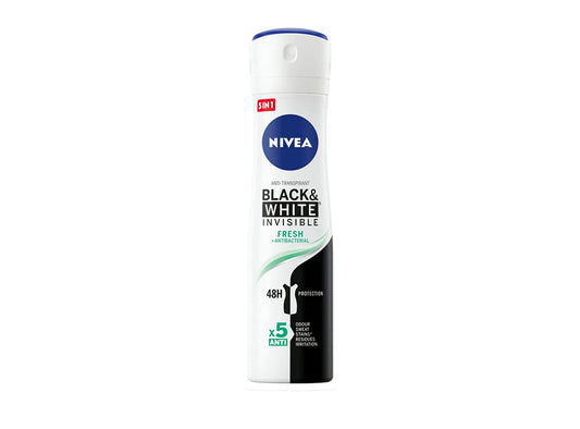Nivea Deo Spr Black & White Fresh For Women 150 ml