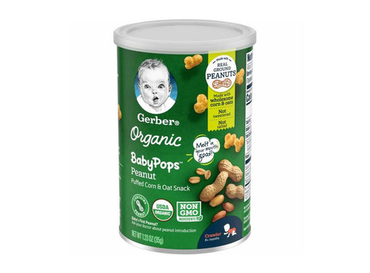 Gerber Organic Grain & Grow Puffs Peanuts