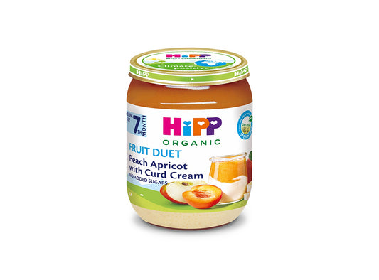 Hipp Peach Apricot With Curd Cream 7M+ 160 g