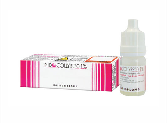 Indocollyre 0.1% Eye Drops 5 ml