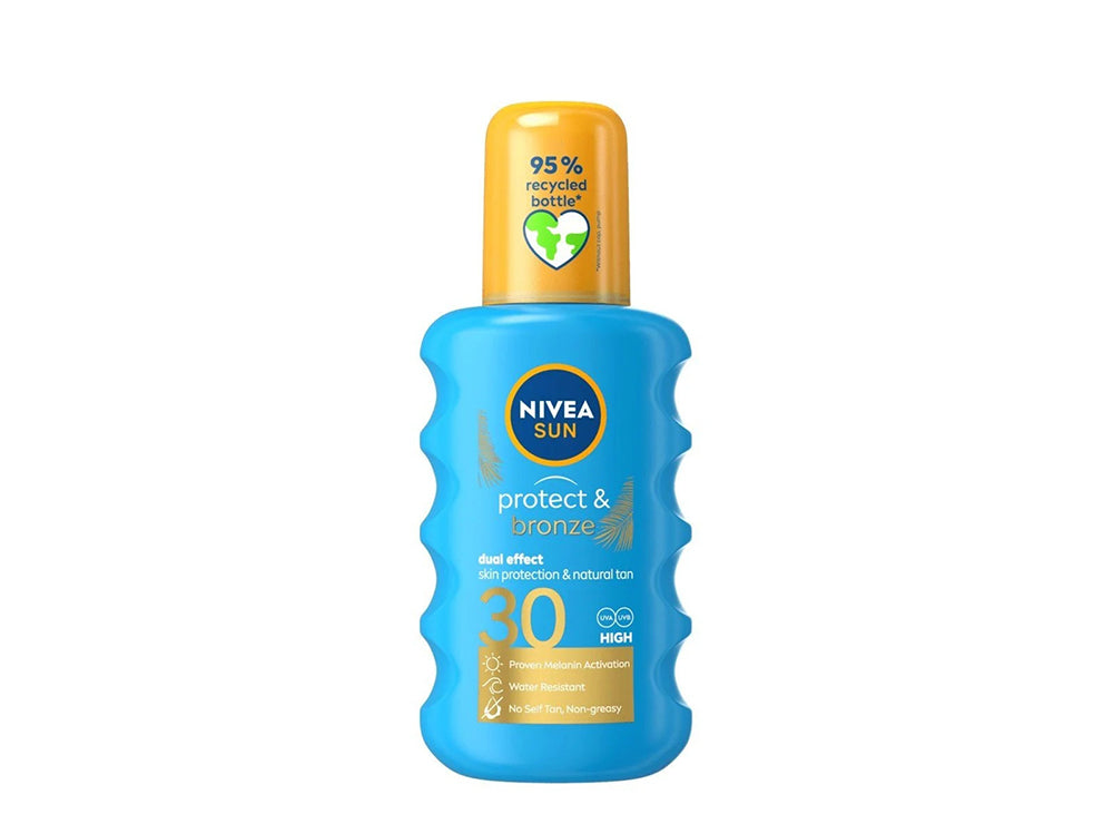 Nivea Sun Spray Spf 30 Protect And Bronze 200 ml