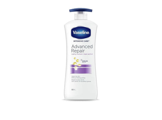Vaseline Lotion Advanced Repair Lightly Scented 600 ml