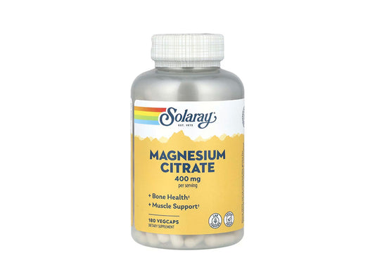 Solaray Magnesium Citrate 400Mg 180 tablets