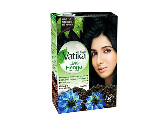 Vatika Henna Hair Color Natural Black 1