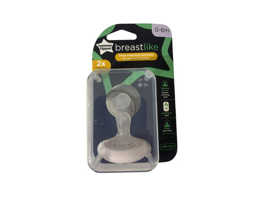Tommee Tippee Soother Teats Breast Like 0-6M