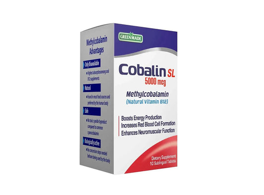 Cobalin Sl 5000Mcg 10 Sublingual Tabs 10 tablets