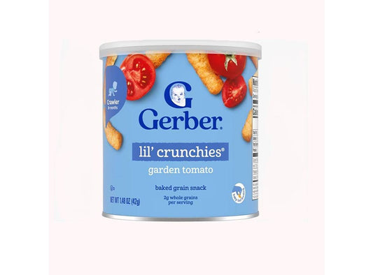 Gerber Snacks For Baby Lil Crunchies Garden Tomato 8+ Months  42 g