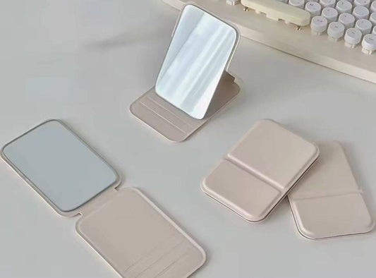 Compact Leather Pocket Mirror 1 piece