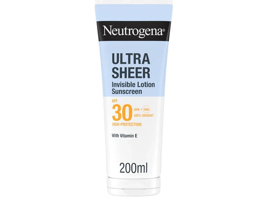 Neutrogena Ultra Sheer Invisible Lotion Sunscreen Spf30 200 ml