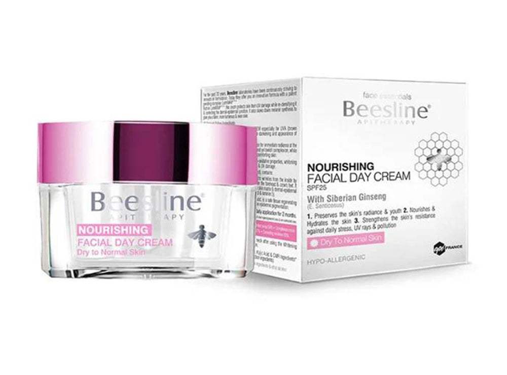 Beesline Nourishing Facial Day Cream Spf25 Dry To Normal  50 ml