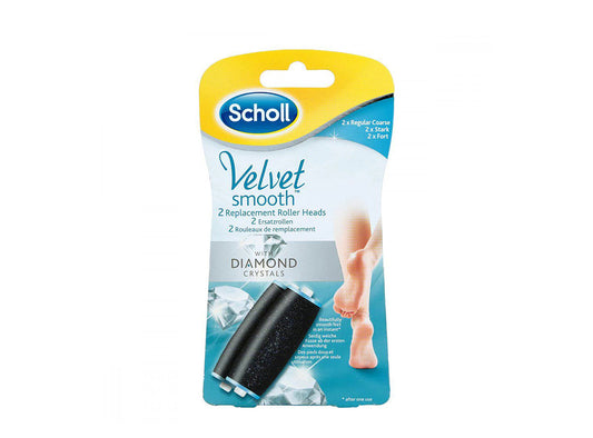 Scholl Velvet Smooth Rechange Roller 2 pieces