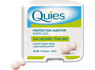 Quies Ears Plug Cire Naturelle 8 Pairs