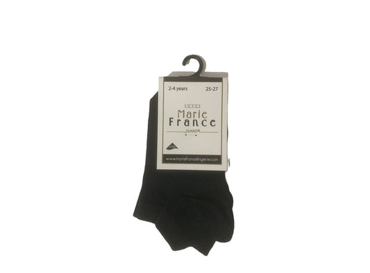 Tourbillon Erica Junior Socks Cotton Lycra Black 2 To 4 Years Size 25 To 27