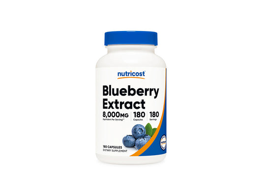 Nutricost Blueberry Extract 160Mg 180 caps