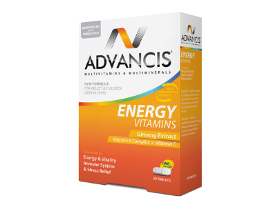 Advancis Energy Vitamins  30 Tablets
