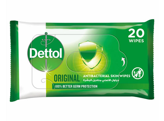 Dettol Wipes Antibacterial 20 pieces