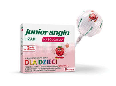 Med Angin Junior Lollies Sore Throat 8 pieces