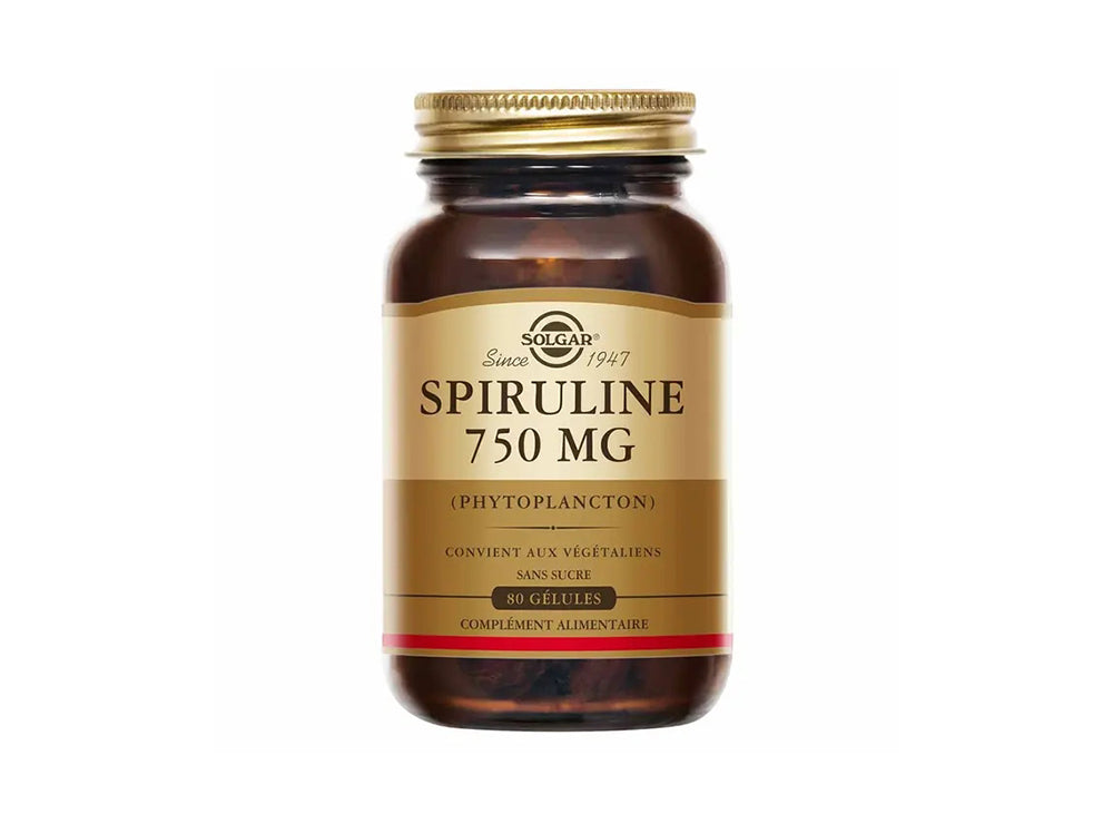 Solgar Spiruline 750Mg 80 capsules