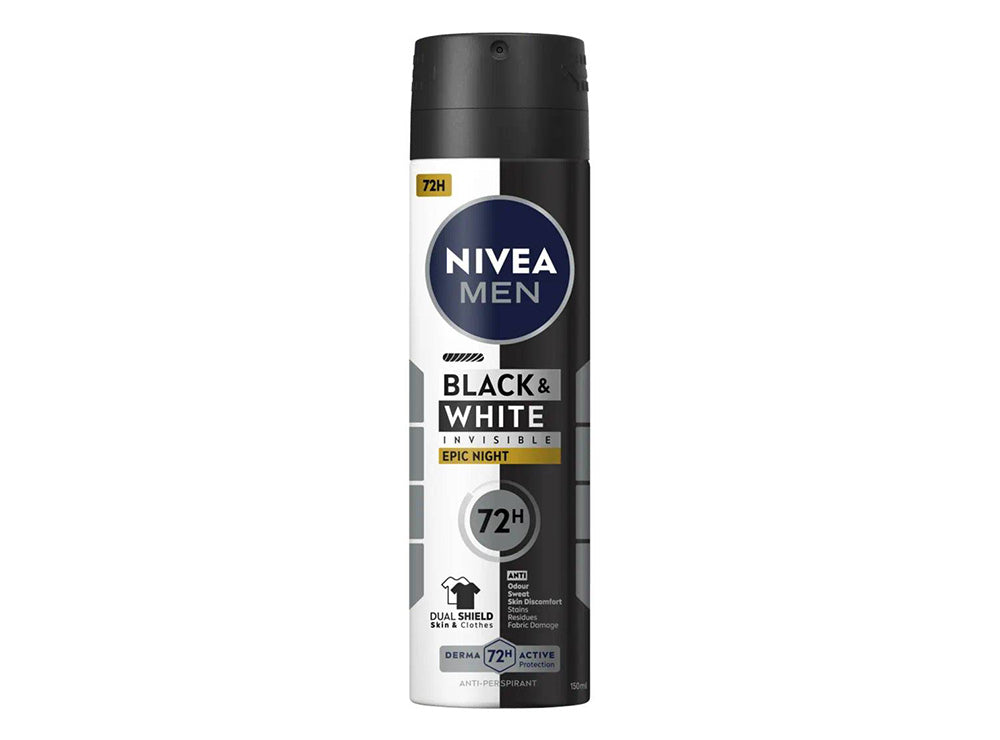 Nivea Deo Spray Black & White Epic Night For Men 150 ml