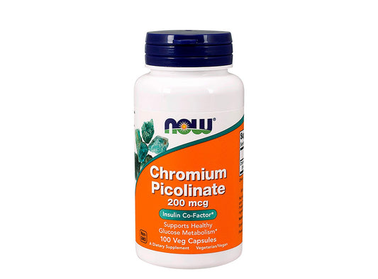 Now Chromium Picolinate 200Mcg  100 capsules