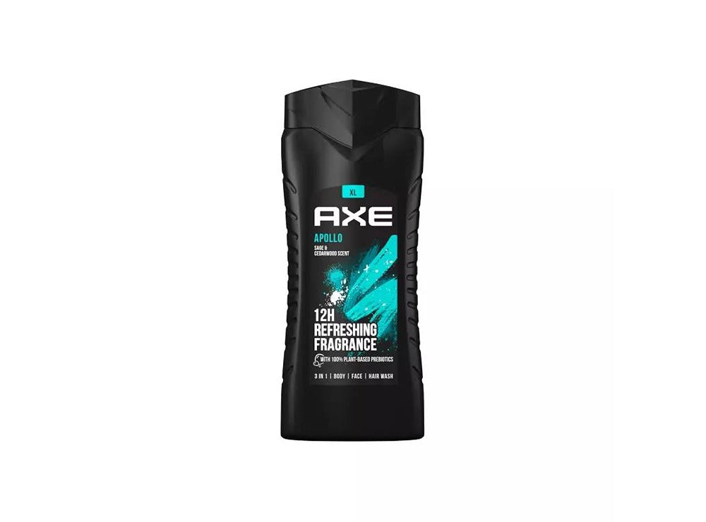 Axe 3In1 Body Face Hair Wash Apollo 400 ml