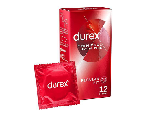 Durex Thin Feel Ultra Thin Condoms 12 pieces