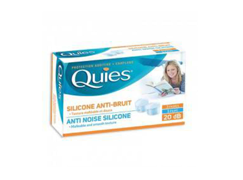 Quies Ears Plug Anti Noise Silicone 3 pairs