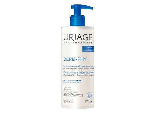 Uriage Derm Phy Creme Lavante Pump 500 ml