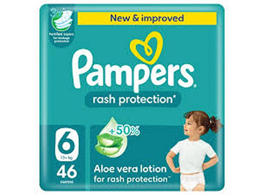 Pampers 6 (13+Kg) 46 pieces