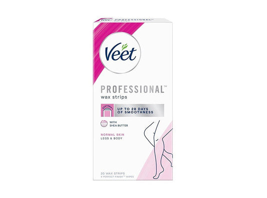 Veet Legs & Body Normal Skin Wax Strips 20 pieces