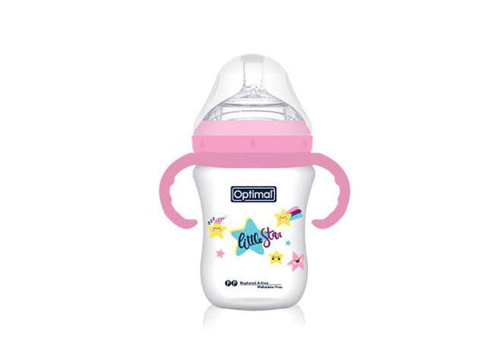 Optimal Baby Bottle Mamilla Double Anti Colic Pink 1093 300 ml
