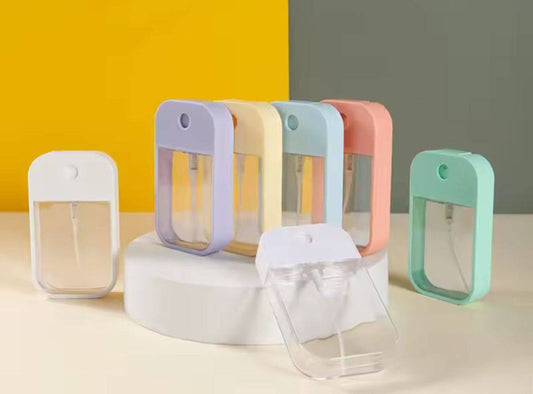 Portable Refillable Bottles For Hand Sanitizer Alcohol Mini Card Spray Bottle Travel 45 ml