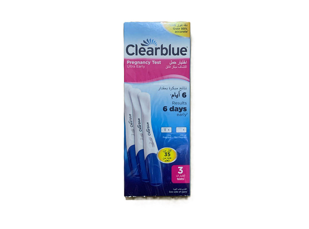 Clear Blue 6 Days Ultra Early Detection Test 3 pieces