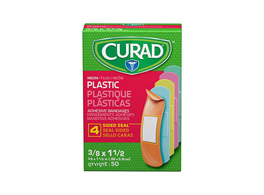 Curad Plaster Neon Plastic Colored