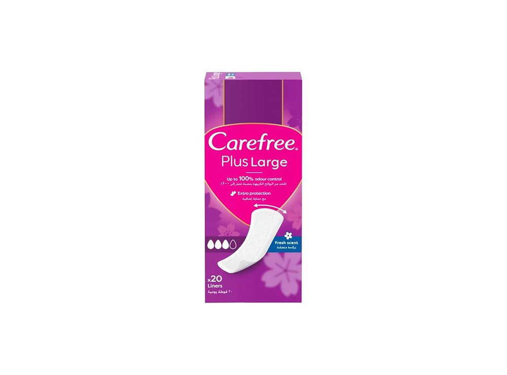 Carefree Plus Large Fresh Scent 20 pieces