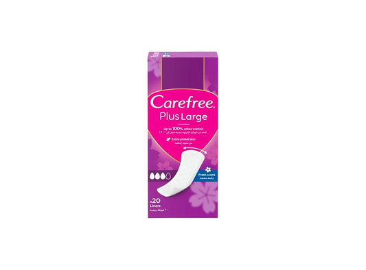 Carefree Plus Large Fresh Scent 20 pieces