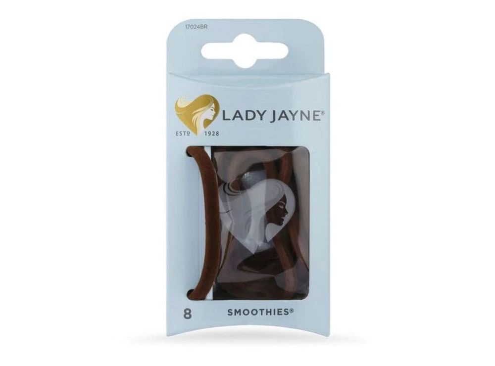 Lady Jayne Smoothies Velvet Elastics Brown 17024Br