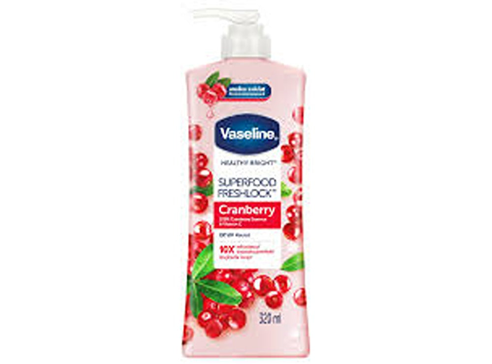 Vaseline Lotion Superfood Cranberry 320 ml