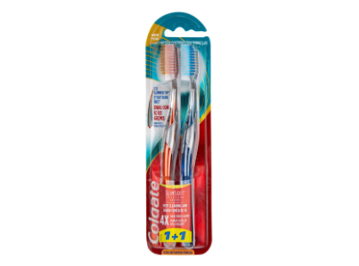 Colgate Slim Soft Advanced Twin Pack Toothbrush