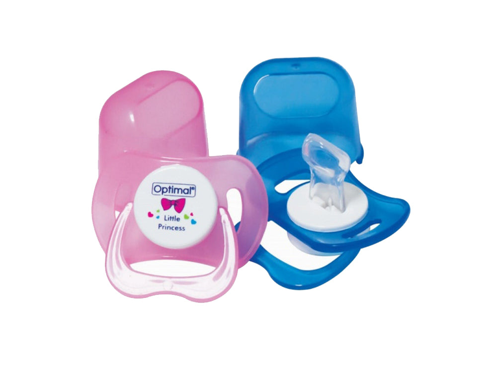 Optimal Silicone Orthodontic Pacifier With Cover Auntie/Mom 6M+ 1441 1 pieces
