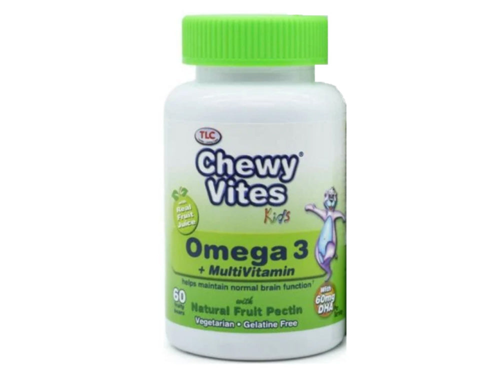 Chewy Bites Omega 3 Gummies 60 pieces