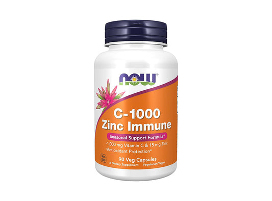 Now C 1000Mg Zinc Immune 15Mg 90 capsules