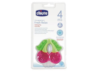 Chicco Teething Ring 4M+ Cerise