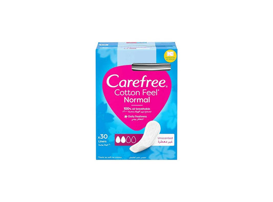 Carefree Breath With Cotton Perfume Free 30 pieces