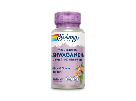 Solaray Ashwagandha 470 Mg 60 capsules