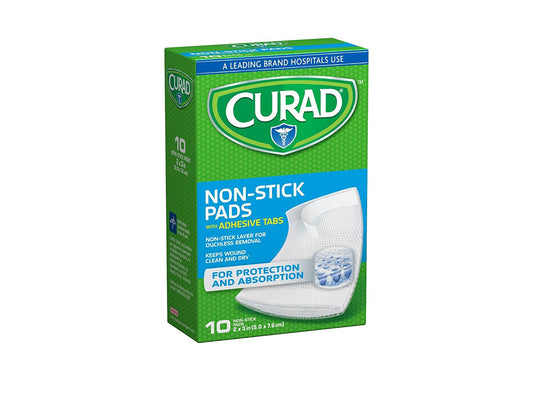Curad Small Non Stick Pads 5.1x7.6 cm